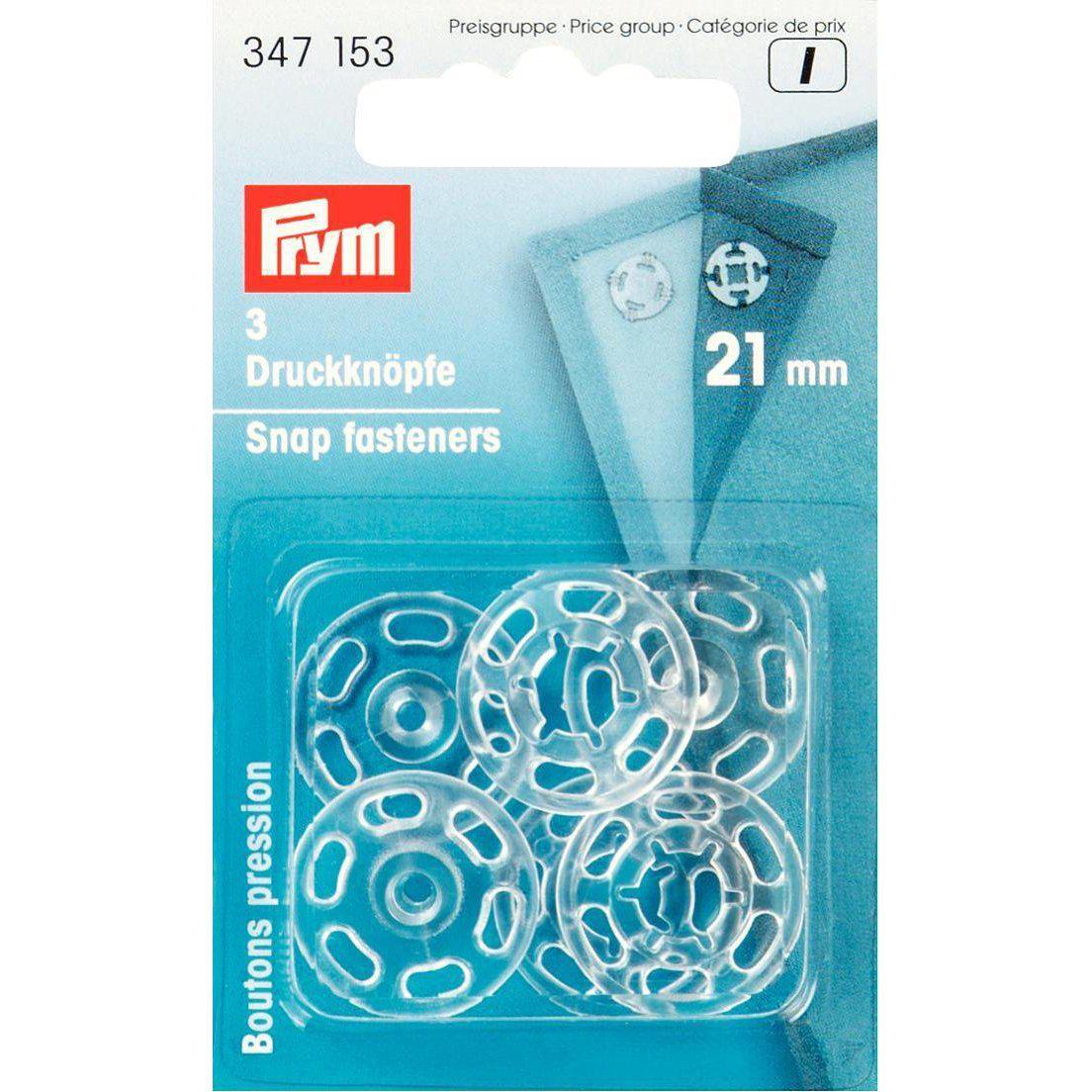 Vrijgezelleknopen Prym zwart 16mm 4 stuks