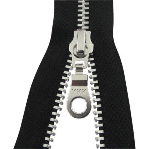 zilveren rits zwart maken