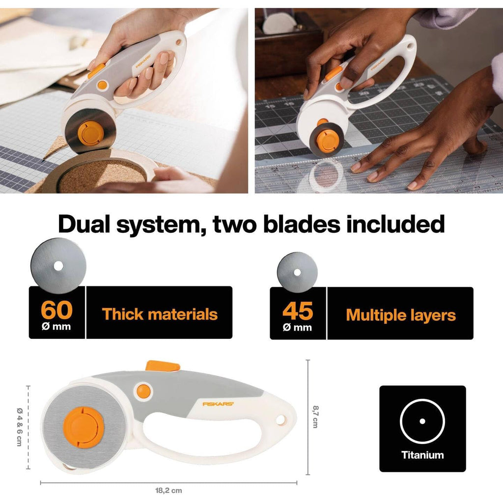Fiskars Rolmes Duo (45+60) (Nieuw!)-Fournituren.nl