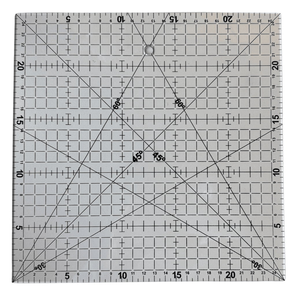 Huismerk Liniaal 25x25-Fournituren.nl