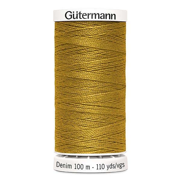 Gütermann jeans (denim) naaigaren - 100 meter- col. 1970 - oker Gütermann jeans (denim) naaigaren - 100 meter- col. 1970 - oker