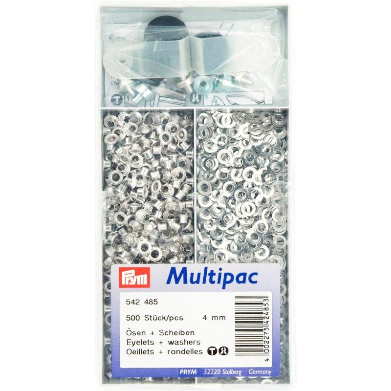 Multipac Prym Nestels - 4mm - Zilver-Fournituren.nl