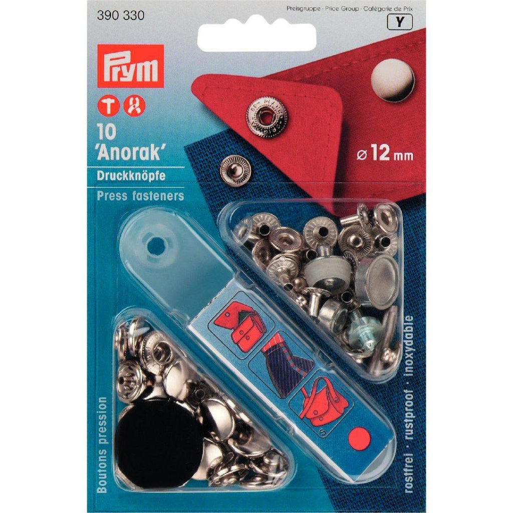 Prym Anorak - 12mm - Brons/Zilver/Goud-Fournituren.nl