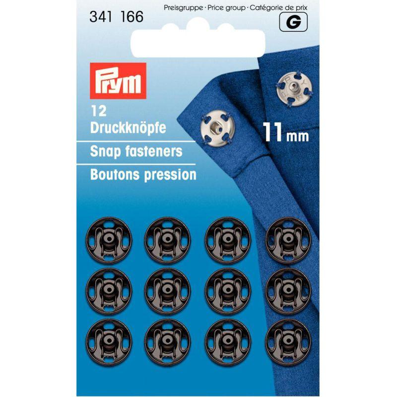 Prym naaibare drukkers zwart-11mm-Fournituren.nl